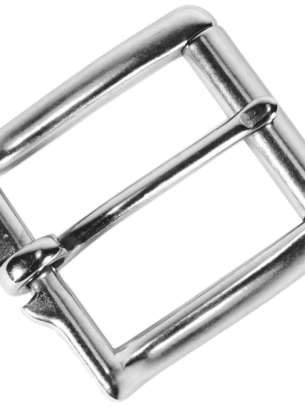 Men's Stainless Steel Imported Leather Unique Replacement Belt Buckle